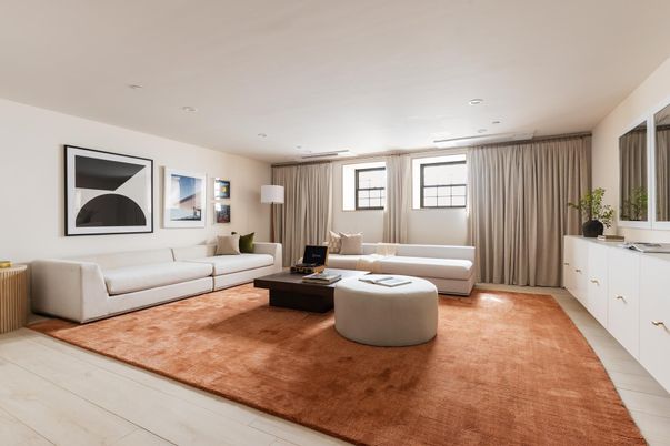 Interior, Living room, Recessed Lighting