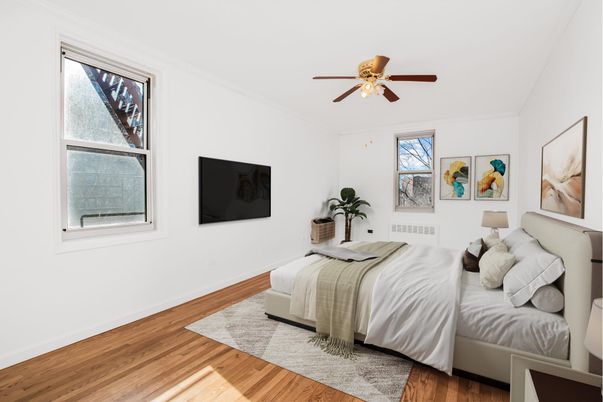 Bedroom, Interior, Wood Texture Flooring