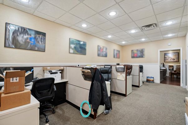 Home Office, Interior, Recessed Lighting