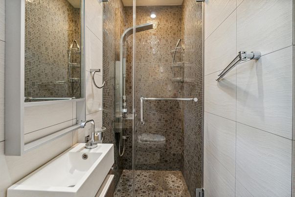 Bathroom, Glass Shower, Interior