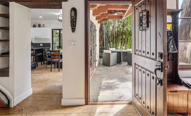 Dining room, Interior, Wood Texture Flooring