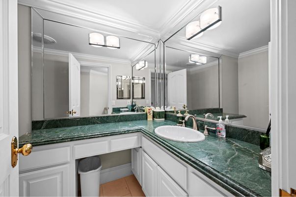 Bathroom, Dual Sink Vanities, Interior, Tile Countertops