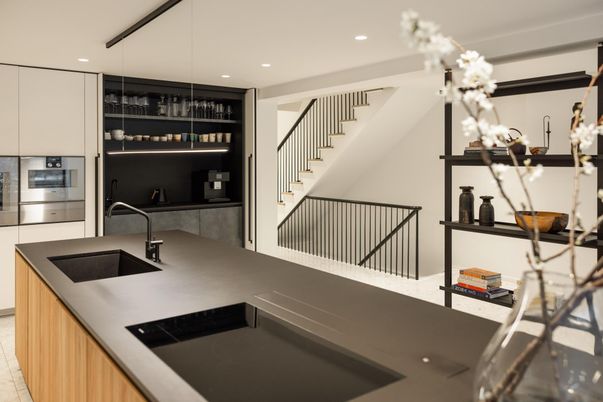 Interior, Kitchen, Pendant Lights, Recessed Lighting