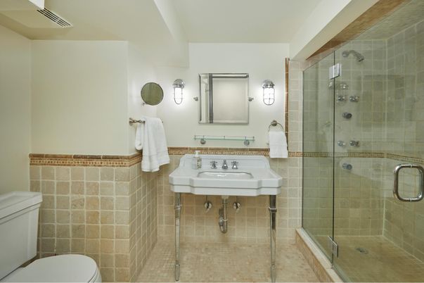 Bathroom, Glass Shower, Interior