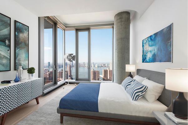 Bedroom, Interior, Water, Wood Texture Flooring