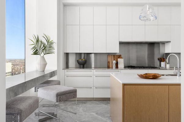 Interior, Kitchen, Pendant Lights, Stainless Steel Appliances