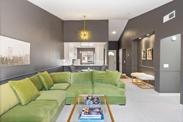 Dining room, Interior, Living room, Pendant Lights, Recessed Lighting
