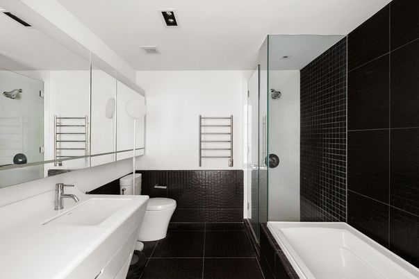 Bathroom, Glass Shower, Interior