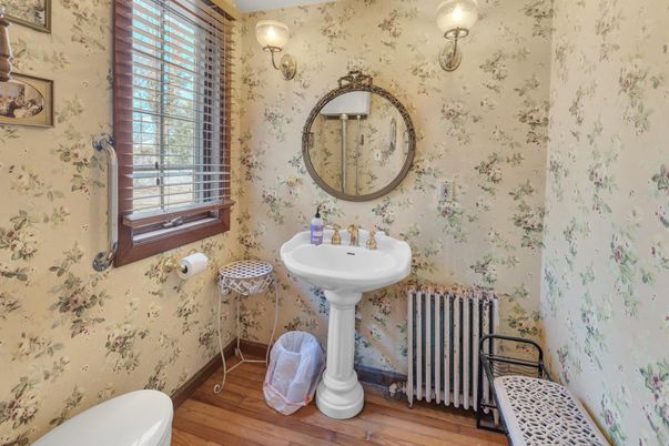Bathroom, Interior, Wood Texture Flooring