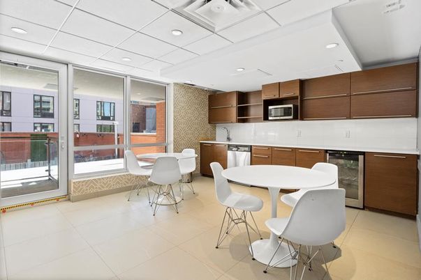 Dining room, Interior, Kitchen, Recessed Lighting, Stainless Steel Appliances