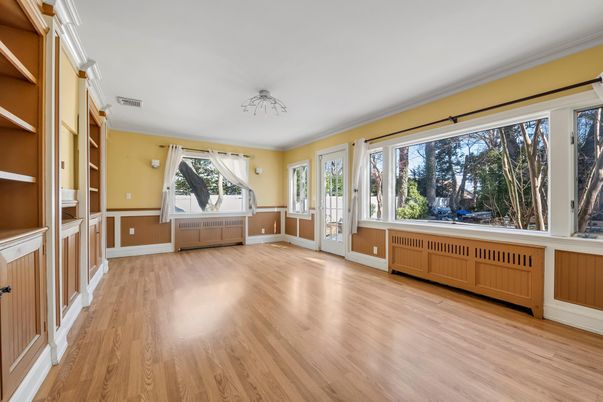 Empty room, Interior, Wood Texture Flooring