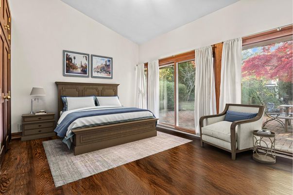 Bedroom, Interior, Wood Texture Flooring