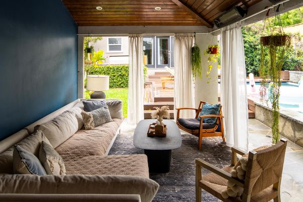 Interior, Living room, Recessed Lighting, Wooden Ceilings