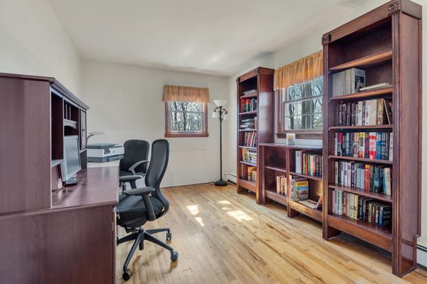 Home Office, Interior, Wood Texture Flooring