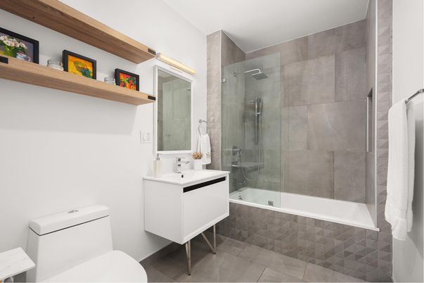Bathroom, Glass Shower, Interior