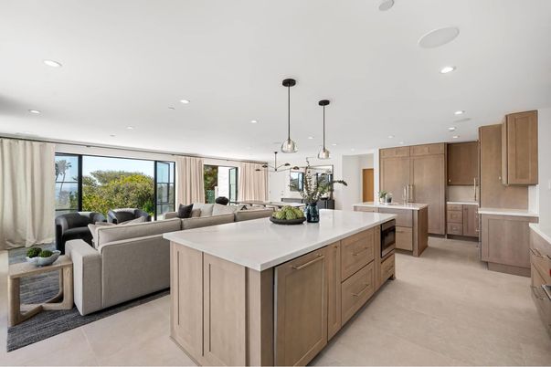 Interior, Kitchen, Living room, Pendant Lights, Recessed Lighting