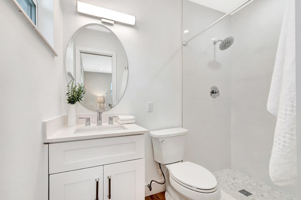 Bathroom, Glass Shower, Interior