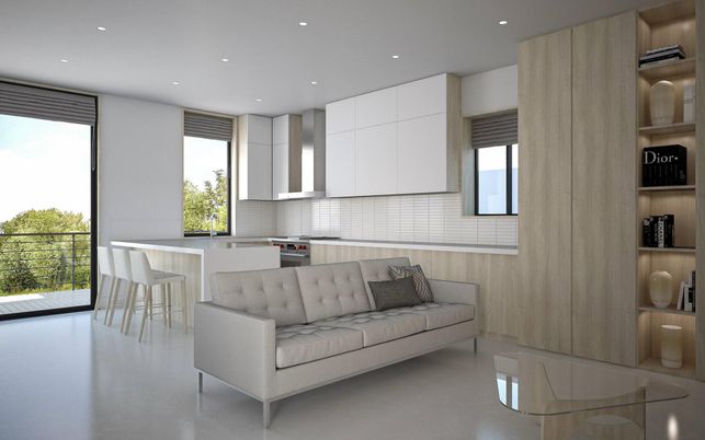 Interior, Kitchen, Recessed Lighting, Stainless Steel Appliances