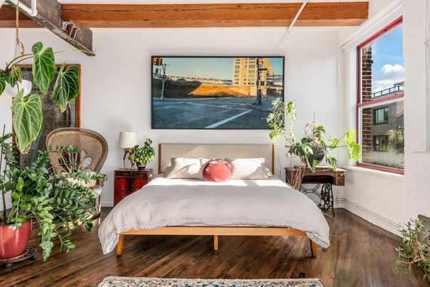 Bedroom, Interior, Wooden Beams, Wooden Ceilings, Wood Texture Flooring