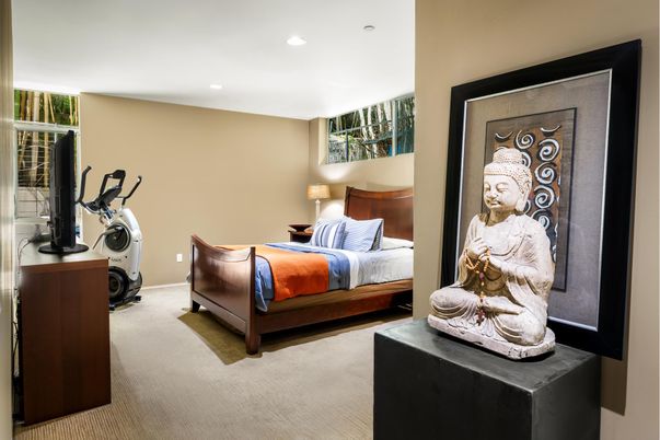 Bedroom, Fitness Equipment, Interior, Recessed Lighting