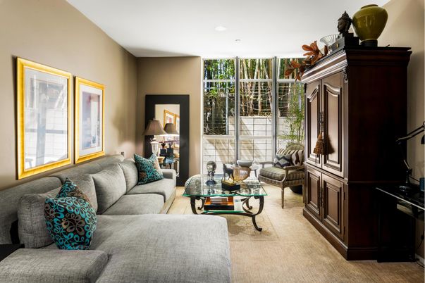 Interior, Living room, Recessed Lighting