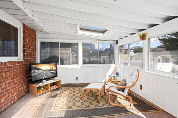 Interior, Stone Walls, Sun Room