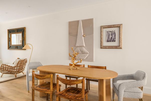 Dining room, Interior, Wood Texture Flooring