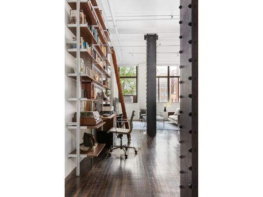 Home Office, Interior, Wood Texture Flooring