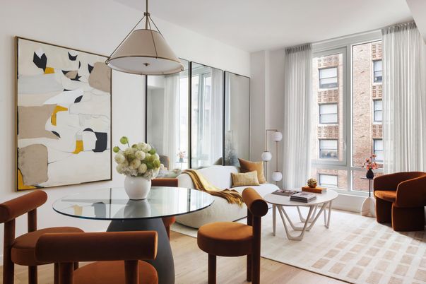 Interior, Living room, Pendant Lights, Wood Texture Flooring