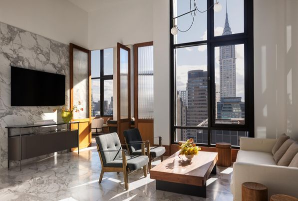 Interior, Living room, Marble, Marble Walls, Pendant Lights