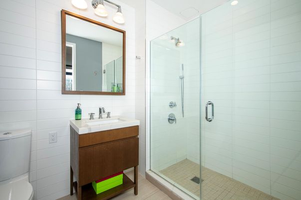 Bathroom, Glass Shower, Interior