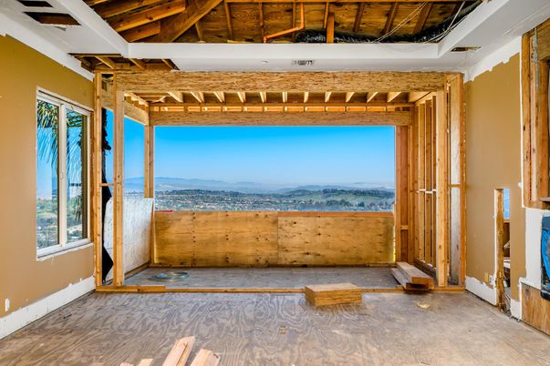 Empty room, Interior, Wooden Beams, Wooden Ceilings, Wood Texture Flooring, Wooden Walls