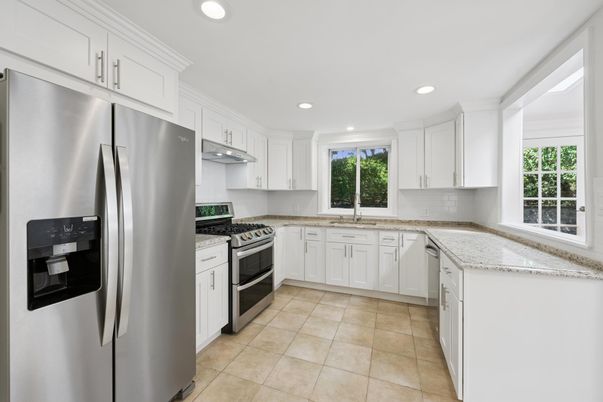 Interior, Kitchen, Recessed Lighting, Stainless Steel Appliances