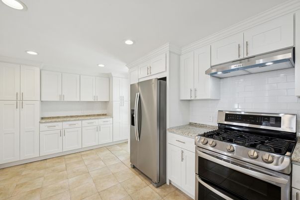 Interior, Kitchen, Recessed Lighting, Stainless Steel Appliances