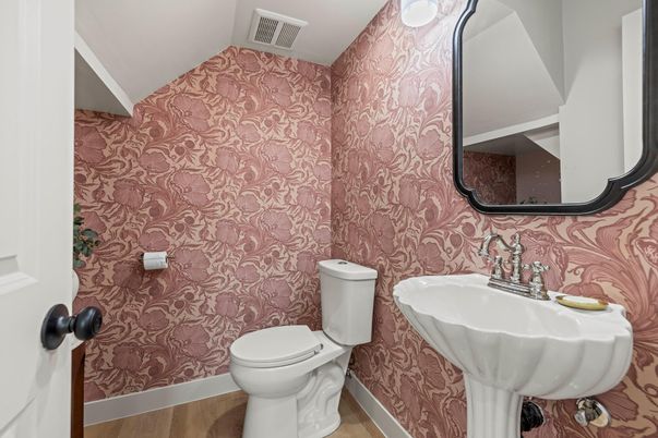 Bathroom, Interior, Wood Texture Flooring
