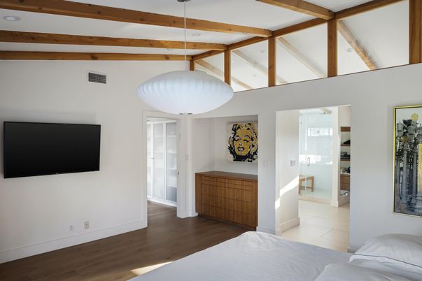 Interior, Pendant Lights, Wooden Beams, Wood Texture Flooring