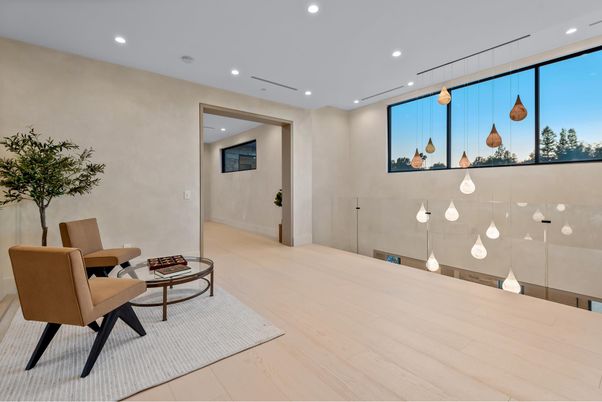Interior, Pendant Lights, Recessed Lighting, Wood Texture Flooring