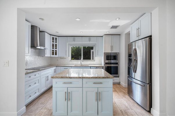 Interior, Kitchen, Recessed Lighting, Stainless Steel Appliances