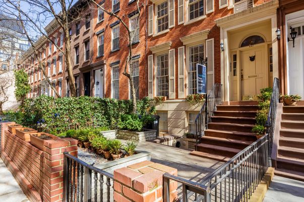 Exterior, Facade, Brick Facade, Brownstone