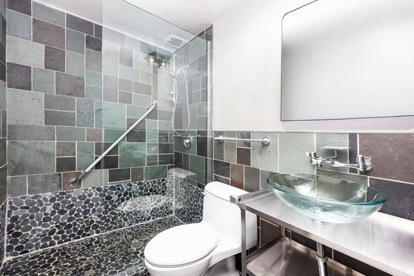 Bathroom, Glass Shower, Interior