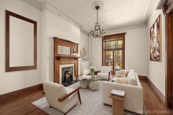 Chandelier, Fireplace, Interior, Living room, Wood Texture Flooring