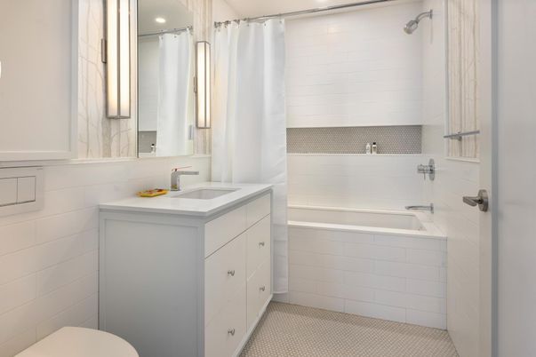 Bathroom, Interior, Recessed Lighting