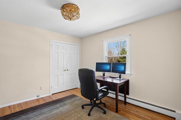 Home Office, Interior, Wood Texture Flooring