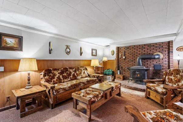 Fireplace, Interior, Living room, Stone Walls