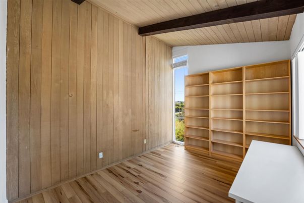 Empty room, Interior, Wooden Beams, Wooden Ceilings, Wood Texture Flooring, Wooden Walls