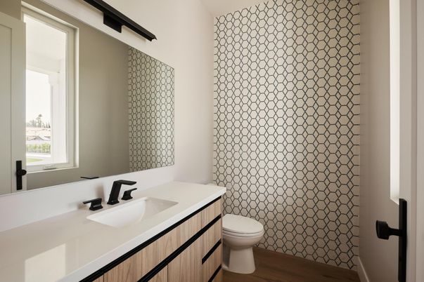 Bathroom, Interior, Wood Texture Flooring