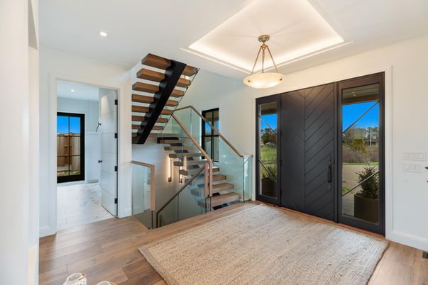 Interior, Recessed Lighting, Wood Texture Flooring