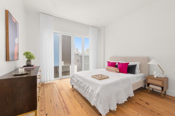 Bedroom, Interior, Wood Texture Flooring