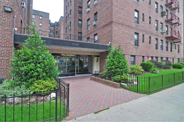 Exterior, Facade, Brick Facade, Condo Building