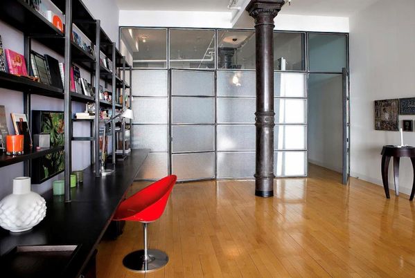 Home Office, Interior, Wood Texture Flooring